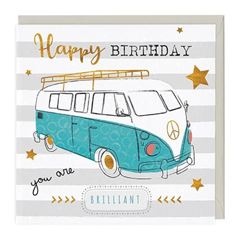 Card Campervan Birthday